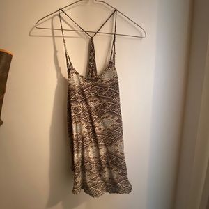 LIKE NEW // Acacia Silk Thai Capri tank